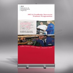 Single Side Banner Bug kostenlos rollen Banner Mockup Pop-up Ausstellung Banner
