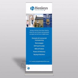 vloerstandaard banner display reclame pull-down poster display bedrijf banner