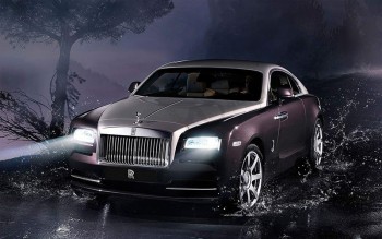 Rolls Royce Wraith 2014 36X48 Poster Banner Photo
