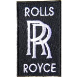 Pacth Cafe Black Rolls Royce Logo Zeichen Classic Car Patch Eisen auf Applikation gesticktes T-Shirt Jacke Baseball Cap Hut Tuch Emblem Zeichen Werbung Cr