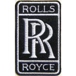 Weiße Rollen Royce Logo Zeichen Classic Car Patch Eisen auf Applikation gestickt T Shirt Jacke Baseball Cap Hat Tuch Emblem Zeichen Werbung Handwerk Geschenk
