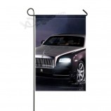 Gartenflagge rollt Royce Wraith rollt Royce Wraith 2013 Vorderansichtnacht 12x18 Zoll