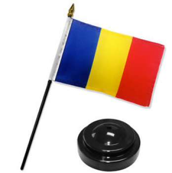 Polyester Mini Office Rumänien Tischplatte Nationalflaggen