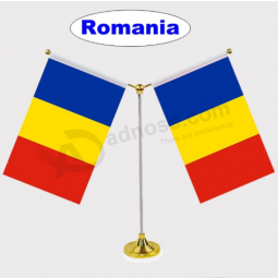 Rumänien Tisch Nationalflagge Rumänien Desktop Flagge
