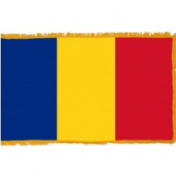hochwertige rumänien quaste wimpel flagge benutzerdefinierte