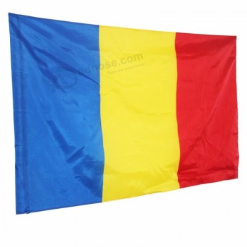 Polyester 3x5ft imprimé drapeau national de la Roumanie