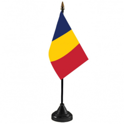 mini office meeting decoration Romania table flag