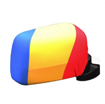 Bonne qualité Roumanie voiture miroir drapeau couverture latérale pour décoratif