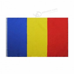Outdoor flying Blue Yellow Red Nation Romania Country Flag