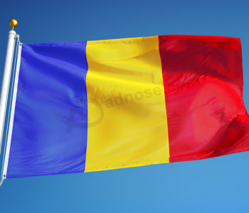 Bannière nationale de la Roumanie / Bannière du drapeau du pays de la Roumanie