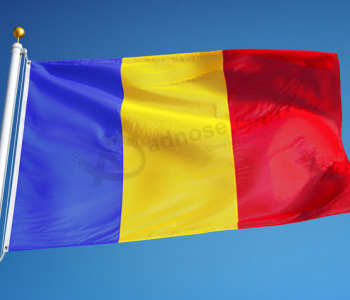 rumänien national banner / rumänien land flagge banner