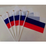 14*21cm mini Russian hand held flag
