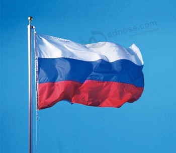 Personnalisé Haute Qualité Promotion Drapeau Monde Russie