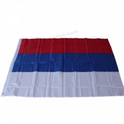 90 * 150cm 3 * 5ft Stab KTV-Parteiereignis-Polyester-Gewebe, das Russland-Staatsflaggen ohne Fahnenmast-Gewohnheitsgroßverkauf fliegt