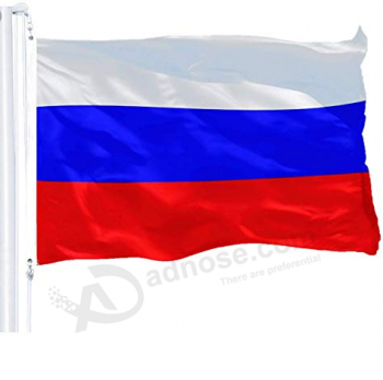 3x5ft poliéster mundo país russo bandeira nacional