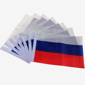 bandeira nacional da rússia decorativo bandeira de estamenha