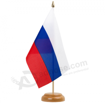 aangepaste nationale tabel vlag van Russische federatie land bureau vlaggen
