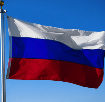 ロシア連邦のポリエステル生地国旗