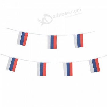 Russia Hanging Flag Advertising Meeting Decoration Russia Bunting Flag