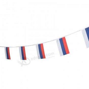 decoratieve mini polyester bunting vlag vlag van Rusland