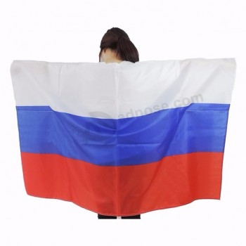 Bandiera di corpo russa incoraggiante di vendita calda della bandiera del capo di sport