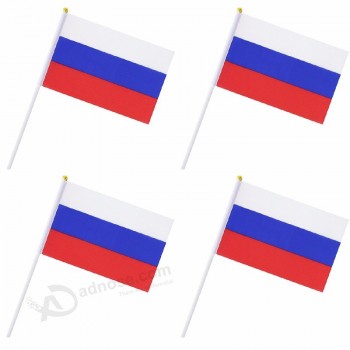 Coupe du monde Russie Mini drapeau tenu à la main pour la promotion