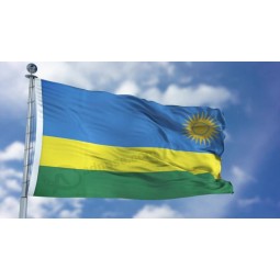 Factory direct best quality Rwanda Flag with cheap price