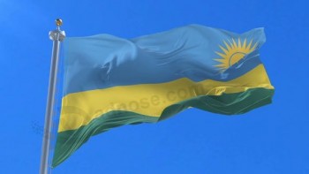 Китай поставщик пользовательских высокого класса флаг Руанды