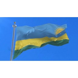 China Lieferant benutzerdefinierte High-End-Flagge von Ruanda