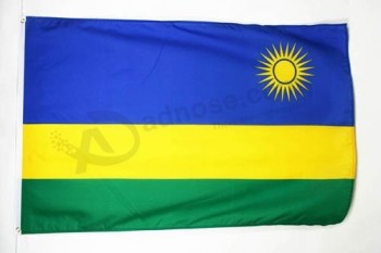 bandeira de ruanda 3 'x 5' - bandeiras de ruanda 90 x 150 cm - banner 3x5 ft