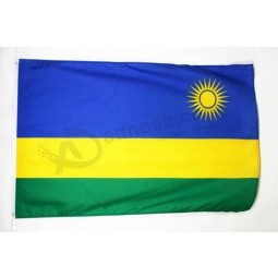 ruandische Flagge 3 'x 5' - ruandische Flaggen 90 x 150 cm - Banner 3x5 ft