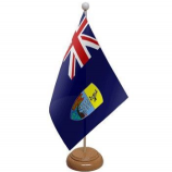 Hot selling Saint Helena table top flag with wooden pole