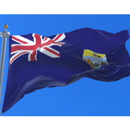 Открытый висит на заказ 3x5ft печать полиэстер остров Святой Елены флаг
