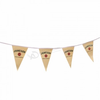 reclame commerciële plastic bunting vlaggen string vlaggen