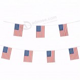 Cheap 100%polyester USA bunting flag