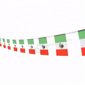 World Cup football Mexico team soccer bunting flag