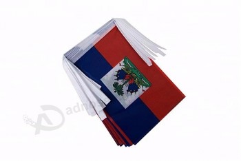 изготовленный на заказ флаг веревочки веревочки страны Гаити для продажи