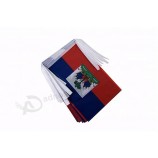 판매를위한 주문 아이티 국가 끈 밧줄 깃발