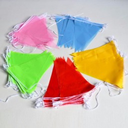bandeira de estamenha de lado único, bandeira com corda, bandeira de cordas para comemorar