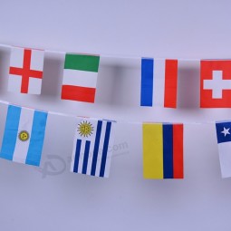 International World Bunting Flags All Countries, Custom String Flag