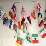 kleurrijke partij vlag bunting driehoek tekenreeks vlag voor sport
