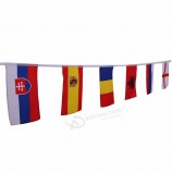 land ontwerp tekenreeks vlaggen banner