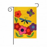 Venta caliente banderas de impresión baratas para jardín decorativo
