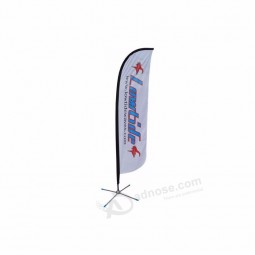 OEM arc-en-ciel vente drapeau de plage plume colorée