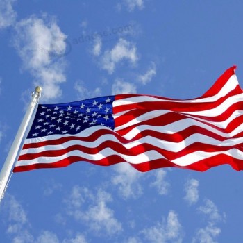 fertigen Sie heiße amerikanische Staatsflagge des Verkaufs 150x90cm der neuen Produkte des Logos besonders an