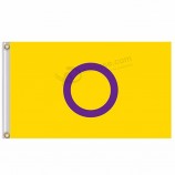 heißer verkauf polyester 90x150cm 3x5ft intersex flagge