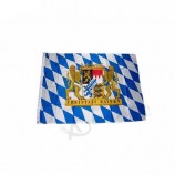 hete verkoop china vasteland 15 jaar vlag fabriek aangepaste voorraad goedkope prijs 100d polyester nylon freistaat bayern 90x150cm vlag