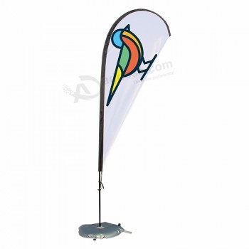 Drapeau de plage de haute qualité Mâts de drapeau utilisés Vente et drapeaux de mât et de sol pour la publicité