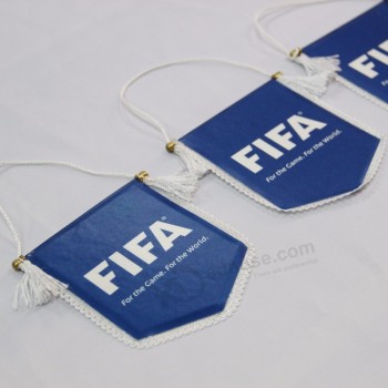 Fanion de sport personnalisé,Fanion de club de football,Triangle Soccer Pennant
