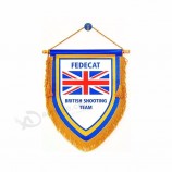 gagliardetto triangolo personalizzato / bandiera gagliardetto club di calcio